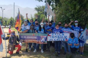 Los hinchas de San Marcos de Arica se manifestaron ante la ANFP