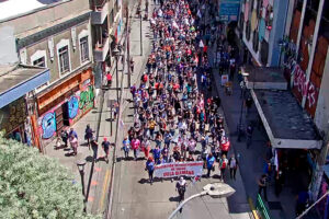 Funcionarios de la Salud Municipal marchan en Valparaíso