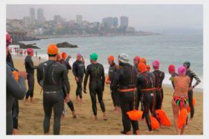 Los nadadores de aguas abiertas se tomarán Caleta Abarca este fin de semana.