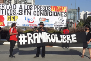 Viña del Mar: En Plaza Sucre piden la libertad de los presos políticos