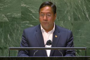 Bolivia. Presidente Arce plantea en la ONU superar el capitalismo para enfrentar amenazas que acechan a la humanidad