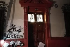 Santiago: Marchan por el ANULO y funan al Partido Socialista