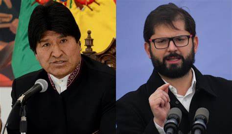 Morales critica a Boric por apoyar a Perú en la Alianza del Pacífico