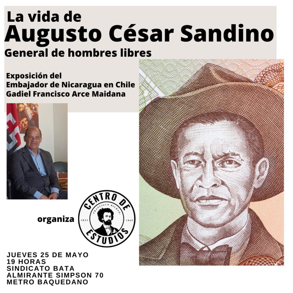 25 de mayo: Charla de embajador de Nicaragua sobre la vida de Augusto Cesar Sandino