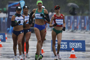 Polémica por insólito y grave error en prueba de los 20km marcha de los Juegos Panamericanos